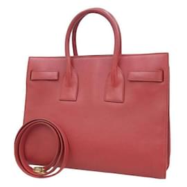 Yves Saint Laurent-Yves Saint Laurent null Leather Handbag 324823.0-Red