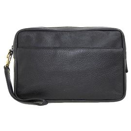 Bally null Leder-Clutch Schwarz