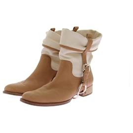 Céline Stiefeletten CELINE T.EU 39.5 Leder Kamel
