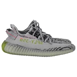 Yeezy-Adidas Yeezy Boost 350 V2 Sneakers in Grey Synthetic-Grey