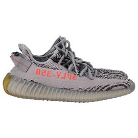 Sneakers Adidas Yeezy Boost 350 V2 in sintetico grigio Grigio