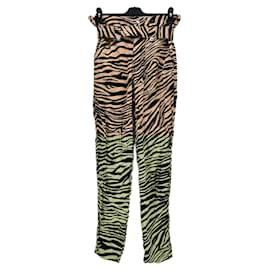 Autre Marque-OVERLOVER Trousers T.US 24 Viscose-Beige