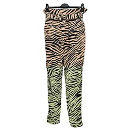 Autre Marque-OVERLOVER Trousers T.US 24 Viscose-Beige