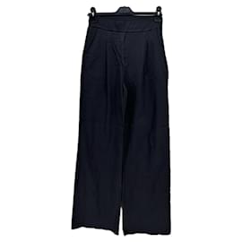 Autre Marque-NON SIGNE / UNSIGNED Trousers T.International S Viscose-Dark grey