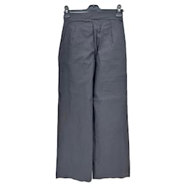 Autre Marque-NON SIGNE / UNSIGNED Trousers T.International S Viscose-Dark grey