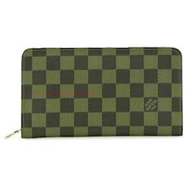 Louis Vuitton-Louis Vuitton Brown Damier Ebene Zippy Wallet-Brown