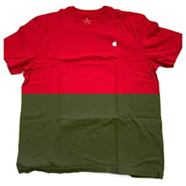 Autre Marque-Apple Retail Employee Limited T-Shirt Magma Red Extra Large XL Short Sleeve Unisex TShirt W Logo-Red