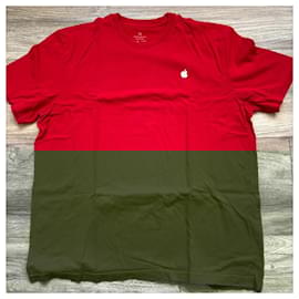 Autre Marque-Apple Retail Employee Limited T-Shirt Magma Red Extra Large XL Short Sleeve Unisex TShirt W Logo-Red