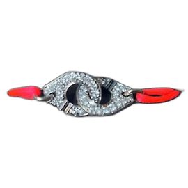 Dinh Van Menottes on R15 gold/diamond cord Grey