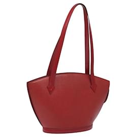 Louis Vuitton-LOUIS VUITTON Epi Saint Jacques Poignees Long Hand Bag Red M52337 Auth bs23379-Red