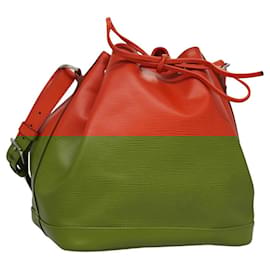 Louis Vuitton-LOUIS VUITTON Epi Noe BB Shoulder Bag Orange Pimon M40847 LV Auth KD183-Other,Orange