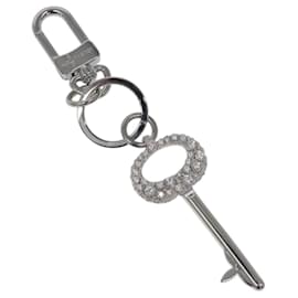 Louis Vuitton-LOUIS VUITTON VIA Trunk Key Case Charm metal Silver M60073 LV Auth EC605A-Silvery