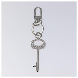 Louis Vuitton-LOUIS VUITTON VIA Trunk Key Case Charm metal Silver M60073 LV Auth EC605A-Silvery