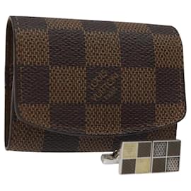 Louis Vuitton-LOUIS VUITTON Damier Ebene Buton De Manchette Cuffs LV Auth bs23253-Other