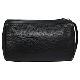 Autre Marque-Burberrys Clutch Bag Leather Black Auth bs23604-Black