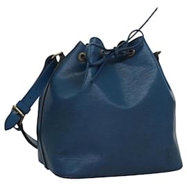 Louis Vuitton-LOUIS VUITTON Epi Petit Noe Shoulder Bag Blue M44105 LV Auth BD825-Blue