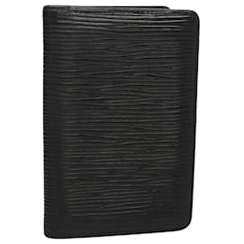 Louis Vuitton-LOUIS VUITTON Epi Organizer De Poch Card Case Black M63582 LV Auth am8033-Black