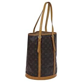 Louis Vuitton-LOUIS VUITTON Monogram Bucket GM Shoulder Bag M42236 LV Auth BD915-Monogram