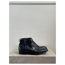 Autre Marque-ALBERTO FASCIANI Ankle boots T.EU 37.5 Leather-Black
