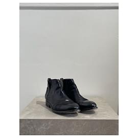 Autre Marque-ALBERTO FASCIANI Ankle boots T.EU 37.5 Leather-Black