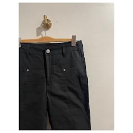 Isabel Marant-ISABEL MARANT Trousers T.International S Cotton-Black