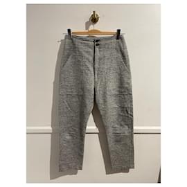 Isabel Marant Etoile-ISABEL MARANT ETOILE Trousers T.International XS Cotton-Grey