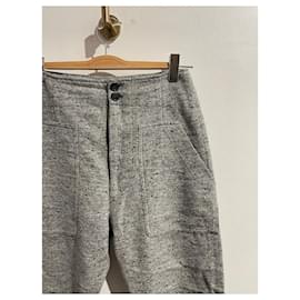 Isabel Marant Etoile-ISABEL MARANT ETOILE Trousers T.International XS Cotton-Grey