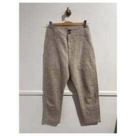 Isabel Marant Etoile-ISABEL MARANT ETOILE Trousers T.International XS Cotton-Beige