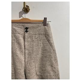 Isabel Marant Etoile-ISABEL MARANT ETOILE Trousers T.International XS Cotton-Beige