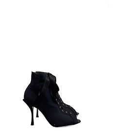 DOLCE & GABBANA Ankle boots T.EU 38 Cloth Black