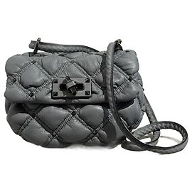 VALENTINO GARAVANI Borse T. Pelle Blu