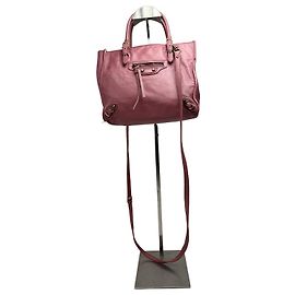 Bolsa Mini City Vintage Balenciaga Rosa Rosa