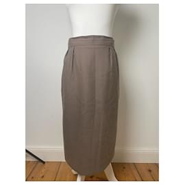 Dior-DIOR Skirts T.international L Wool-Brown