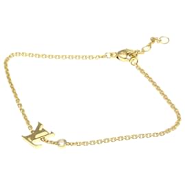 Louis Vuitton-Louis Vuitton Idylle Blossom LV Bracelet-Golden