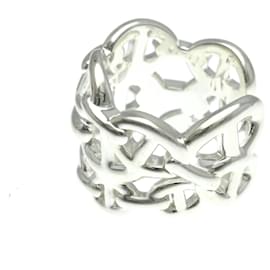 Hermès-Hermes Chaine d'Ancre Band Ring-Silvery