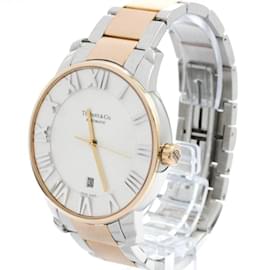 Tiffany & Co-Tiffany Atlas Dome Pink Gold Plated Steel Men's Watch-Other