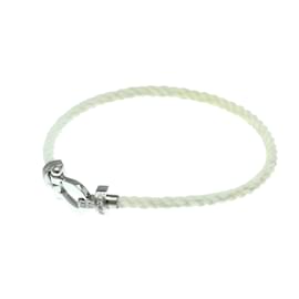Fred-Fred Force 10 Medium Model Half Diamond Bracelet-Silvery