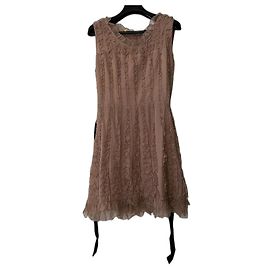 Red Valentino Vestidos Bege