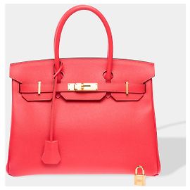 Hermès Bolsa HERMES Birkin 30 em Couro Rosa - 102598 Rosa