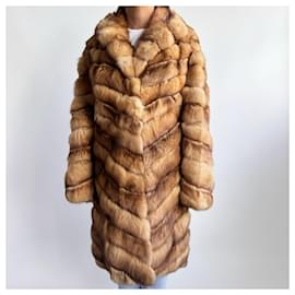 Dior-Vintage Christian Dior Paris Golden Fox Fur Coat-Other