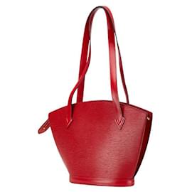 Louis Vuitton-Louis Vuitton Epi Red Leather Shoulder Bag-Red