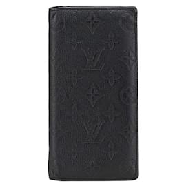 Louis Vuitton-Louis Vuitton Monogram Shadow Long Wallet M62900-Black