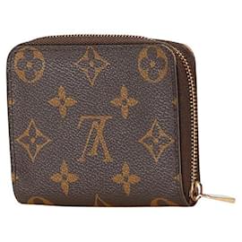 Louis Vuitton-Louis Vuitton Monogram Zippy Coin Purse M60067-Brown