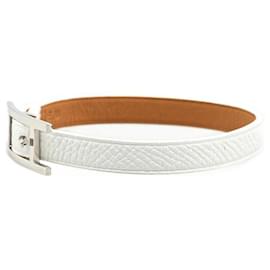 Hermès-Hermes Silver Ap3 Bracelet-White
