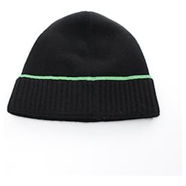 Bottega Veneta-Bottega Veneta Wool Cashmere Knit Cap-Black