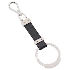 Prada-Prada Saffiano Leather Metal Keychain 2PP042-Black