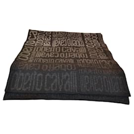 Roberto Cavalli sciarpa Nero Grigio