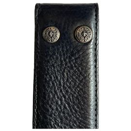 Chrome Hearts Chrome Heart Belt Black Silvery