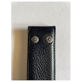 Chrome Hearts-Chrome Heart Belt-Black,Silvery