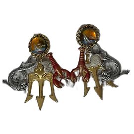 Autre Marque Orecchini a clip Zoé Coste Seaside Oro Gold hardware